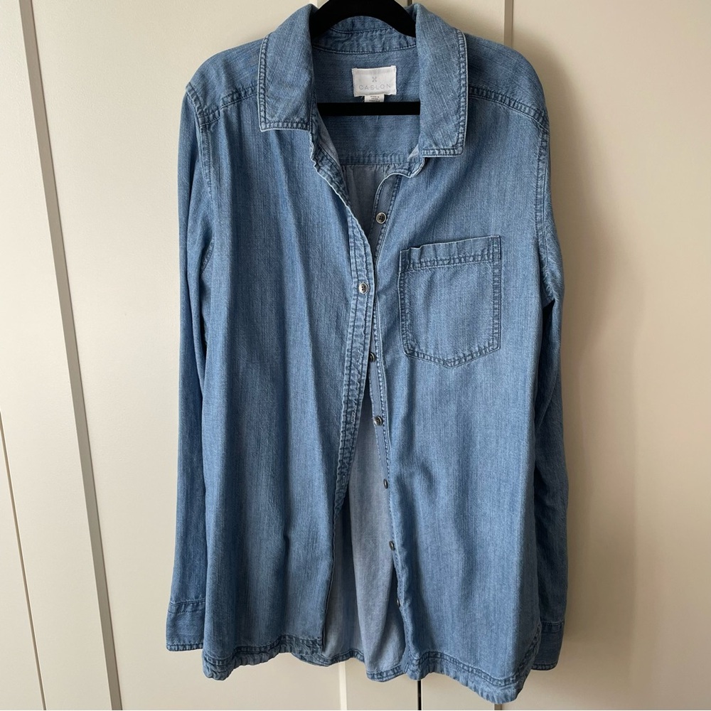 Caslon Light Blue Button Down Shirt